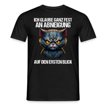 Katze Kätzchen Katzenhalter Katzen Sarkasmus - Männer T-Shirt - Schwarz - Vorne - AI Model Male 178 light (178cm)
