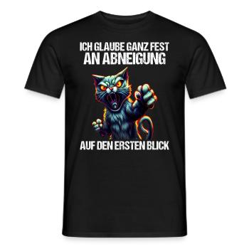 Katze Kätzchen Katzenhalter Katzen Sarkasmus - Männer T-Shirt - Schwarz - Vorne - AI Model Male 178 light (178cm)