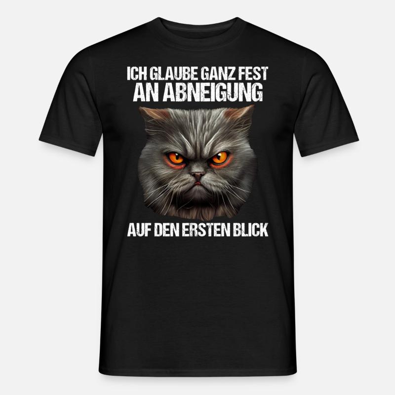 Katze Kätzchen Katzenhalter Katzen Sarkasmus - Männer T-Shirt - Schwarz