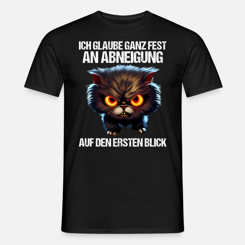 Katze Kätzchen Katzenhalter Katzen Sarkasmus - Männer T-Shirt - Schwarz