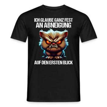 Katze Kätzchen Katzenhalter Katzen Sarkasmus - Männer T-Shirt - Schwarz - Vorne - AI Model Male 178 light (178cm)
