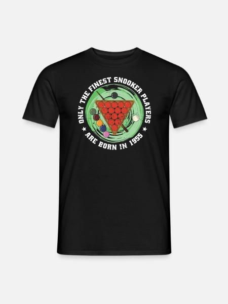 Snooker player Snooker born 1955 Birthday - Men's T-Shirt - black