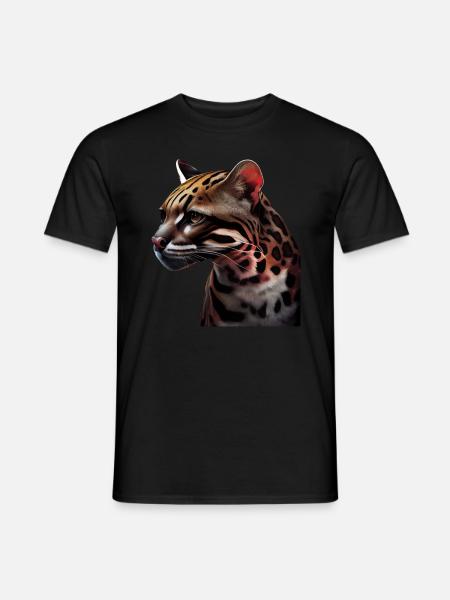 juste un garçon qui aime Ocelots Ocelot ocelot ocelot - T-shirt homme - noir