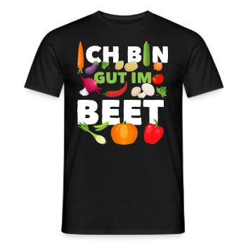 Gärtner Ich Bin Gut Im Beet - Männer T-Shirt - Schwarz - Vorne - AI Model Male 178 light (178cm)