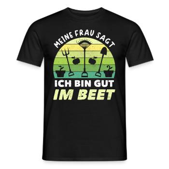 Gärtner Ich Bin Gut Im Beet - Männer T-Shirt - Schwarz - Vorne - AI Model Male 178 light (178cm)