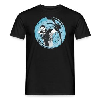 Archer Archery Sport Vintage - Men's T-Shirt - black - Front - AI Model Male 178 light (178cm)