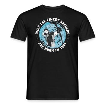 Archer birthday born 1944 - Men's T-Shirt - black - Front - AI Model Male 178 light (178cm)