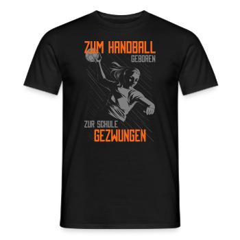 Handballspieler Handball Frauen Handballer Mädchen - Männer T-Shirt - Schwarz - Vorne - AI Model Male 178 light (178cm)