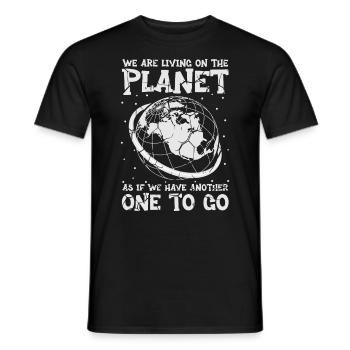 Climate Change Mother Earth Day Environment - Männer T-Shirt - Schwarz - Vorne - AI Model Male 178 light (178cm)