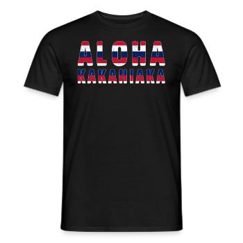Aloha Kakahiaka Good Morning Country Hawaiian - Männer T-Shirt - Schwarz - Vorne - AI Model Male 178 light (178cm)