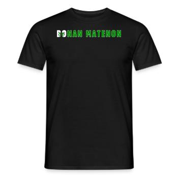 Bonan Matenon Good Morning Country Esperanto - Männer T-Shirt - Schwarz - Vorne - AI Model Male 178 light (178cm)