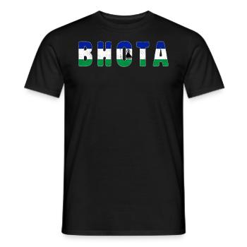 Bhota Good Morning Country Lesotho - Männer T-Shirt - Schwarz - Vorne - AI Model Male 178 light (178cm)