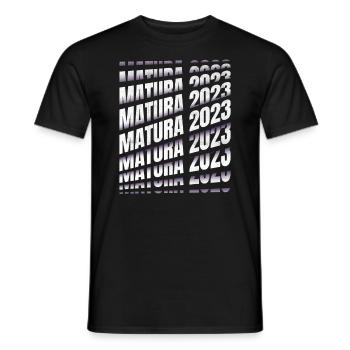 Examen Matura 2023 Abitur Matura réussi - T-shirt homme - noir - Devant - AI Model Male 178 light (178cm)
