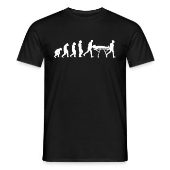 Paramedic Ambulance Emergency Sani - Men's T-Shirt - black - Front - AI Model Male 178 light (178cm)