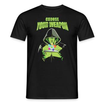 Jeu de rôle Jeu de rôle Jeu de plateau RPG-Gamer - T-shirt homme - noir - Devant - AI Model Male 178 light (178cm)