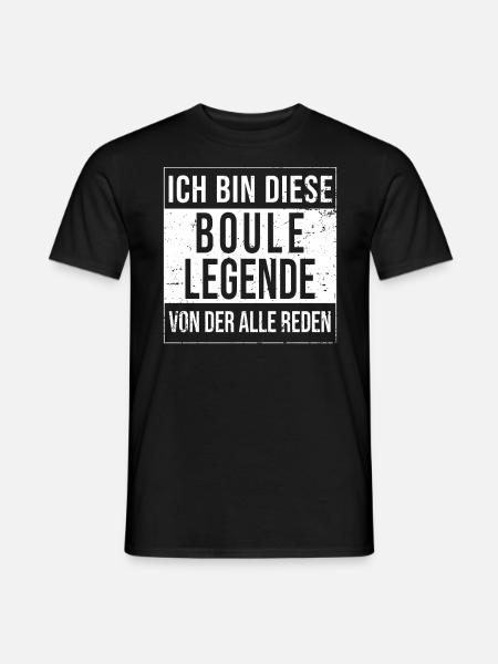 Boulen-Boccia Game Boule-Spieler Boules-Kugeln - Männer T-Shirt - Schwarz