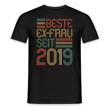 Weltbeste Ex-Frau seit 2019 Scheidungs - Männer T-Shirt - Schwarz - Vorne - AI Model Male 178 light (178cm)