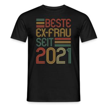 Weltbeste Ex-Frau seit 2021 Scheidungs - Männer T-Shirt - Schwarz - Vorne - AI Model Male 178 light (178cm)
