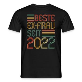 Weltbeste Ex-Frau seit 2022 Scheidungs - Männer T-Shirt - Schwarz - Vorne - AI Model Male 178 light (178cm)