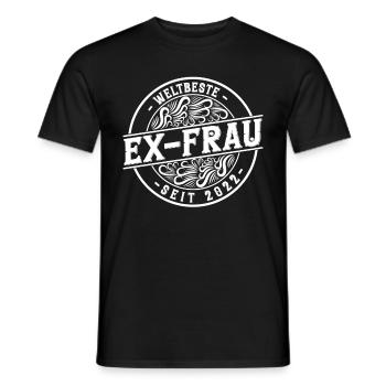 Weltbeste Ex-Frau seit 2022 Scheidungs - Männer T-Shirt - Schwarz - Vorne - AI Model Male 178 light (178cm)