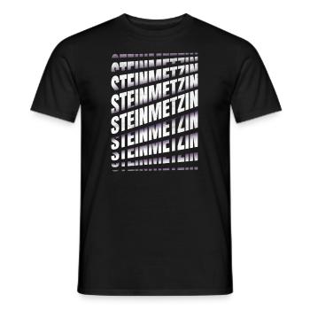 Handwerker Steinmetz Spruch Steinmetzin - Männer T-Shirt - Schwarz - Vorne - AI Model Male 178 light (178cm)