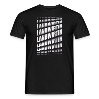 Bauern Spruch Landwirtin - Männer T-Shirt - Schwarz - Vorne - AI Model Male 178 light (178cm)
