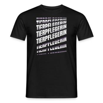 Tierwirt Spruch Tierpflegerin - Männer T-Shirt - Schwarz - Vorne - AI Model Male 178 light (178cm)