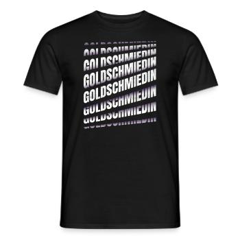Juwelier Spruch Goldschmiedin - Männer T-Shirt - Schwarz - Vorne - AI Model Male 178 light (178cm)