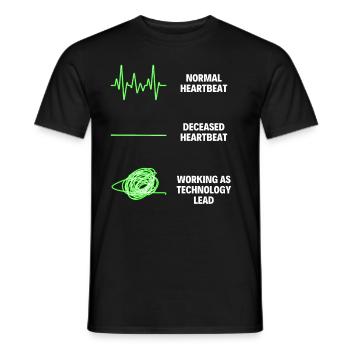 Funny Technology Lead Worker Technologist Jobs - Männer T-Shirt - Schwarz - Vorne - AI Model Male 178 light (178cm)