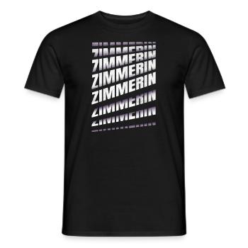 Zimmerer Spruch Zimmerin - Männer T-Shirt - Schwarz - Vorne - AI Model Male 178 light (178cm)