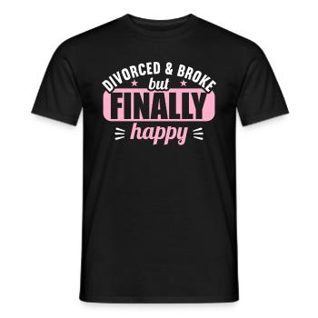 Meilleure ex-femme du monde depuis le divorce de 2019 - T-shirt homme - noir - Devant - AI Model Male 178 light (178cm)