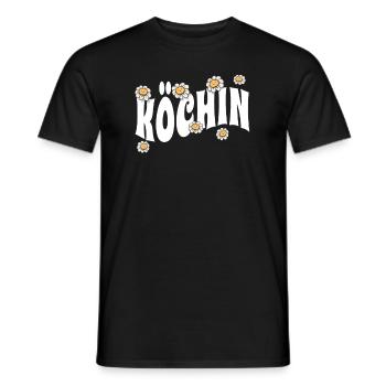 Koch niedliche Blumen Hobby Köchin - Männer T-Shirt - Schwarz - Vorne - AI Model Male 178 light (178cm)