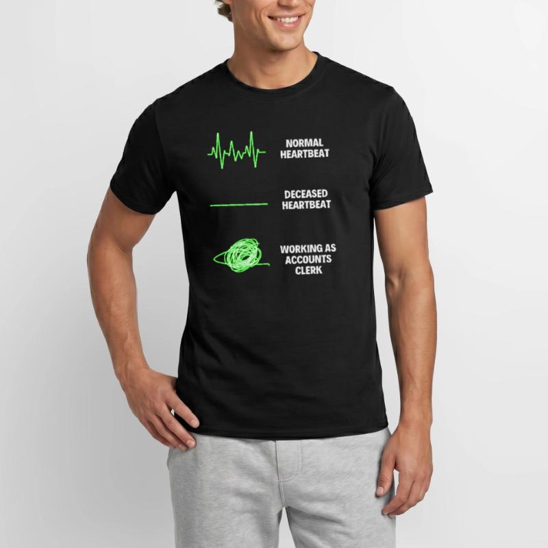 Commis aux comptes Travailleur comptable financier T-shirt homme