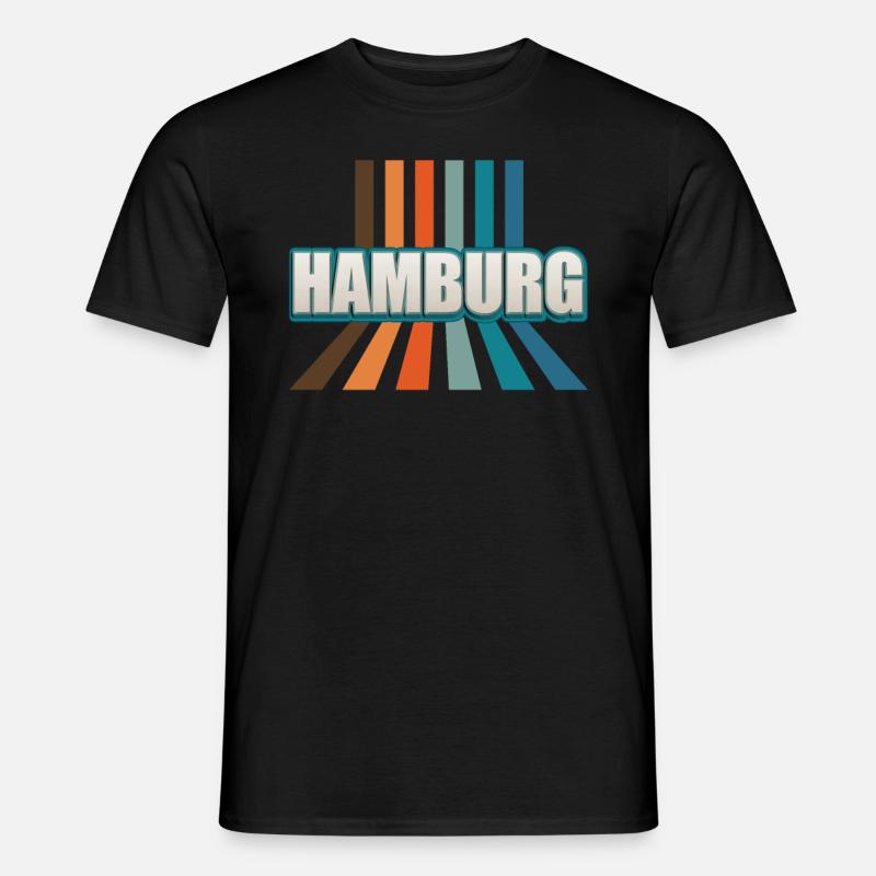 Hamburgerin Hamburger Hamburg - Men's T-Shirt - black
