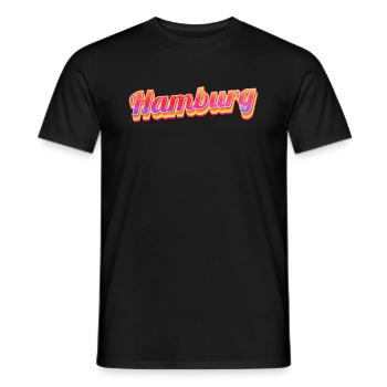 Hamburgerin Hamburger Hamburg - Männer T-Shirt - Schwarz - Vorne - AI Model Male 178 light (178cm)