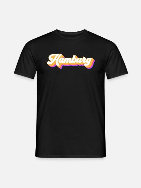 Hamburgerin Hamburger Hamburg - Men's T-Shirt - black
