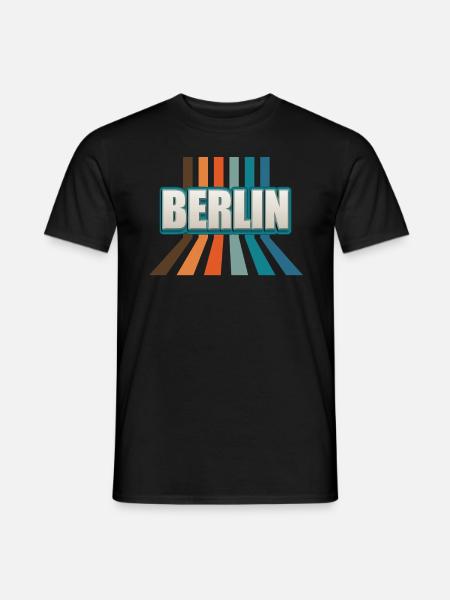 Berlin Berlinerin Berliner Stadt Berlin - Männer T-Shirt - Schwarz