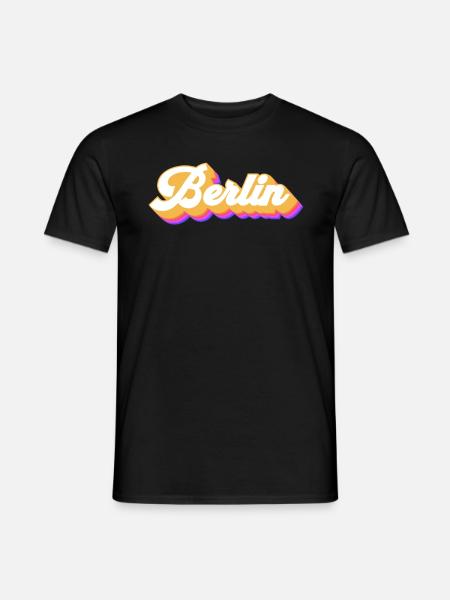 Berlin Berlinerin Berlin Ville Berlin - T-shirt homme - noir