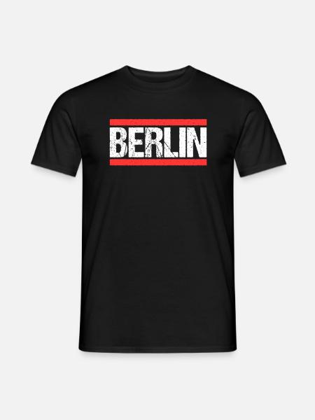 Berlin Berlinerin Berliner Stadt Berlin - Männer T-Shirt - Schwarz