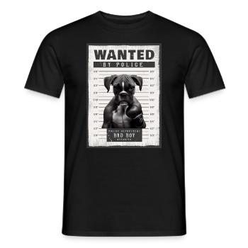 Boxer Dog Owner Dog Dogs Dog Breed Boxer - Men's T-Shirt - black - Front - AI Model Male 178 light (178cm)