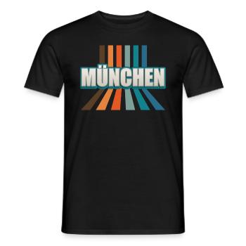 Münchnerin Münchner München - Männer T-Shirt - Schwarz - Vorne - AI Model Male 178 light (178cm)