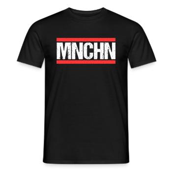 Münchnerin Münchner München - Männer T-Shirt - Schwarz - Vorne - AI Model Male 178 light (178cm)