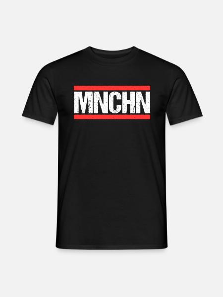 Münchnerin Münchner München - Männer T-Shirt - Schwarz