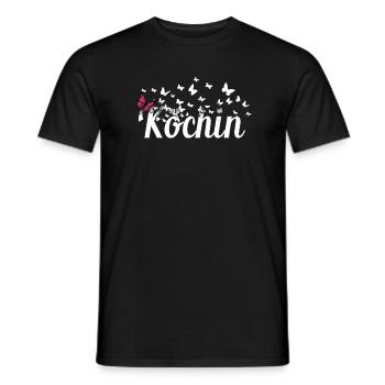 Koch Kollegin Schmetterlinge Hobby Köchin - Männer T-Shirt - Schwarz - Vorne - AI Model Male 178 light (178cm)