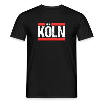 Kölnerin Kölner Köln - Männer T-Shirt - Schwarz - Vorne - AI Model Male 178 light (178cm)