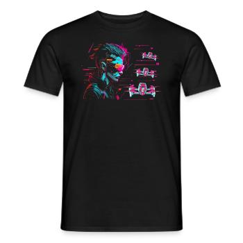 Drone Pilot Drone Quadcopter Drones - T-shirt homme - noir - Devant - AI Model Male 178 light (178cm)