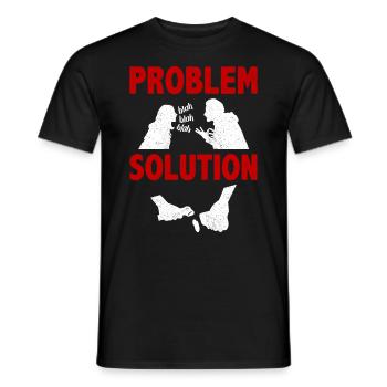 Knapping Stone Collector Problem Solution Hobby - Männer T-Shirt - Schwarz - Vorne - AI Model Male 178 light (178cm)