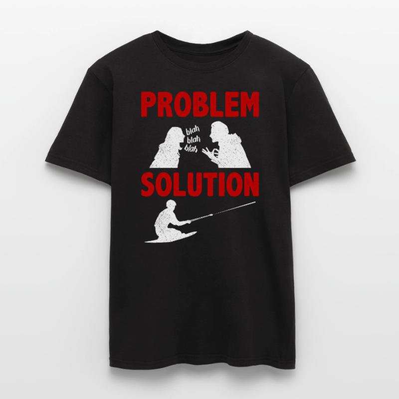 Knee Boarding Aquatic Sport Problem Solution Hobby T-shirt homme