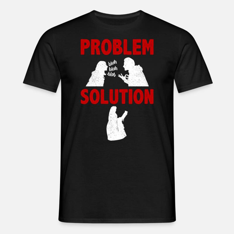 Lace Making Lace Maker Problem Solution Hobby - Men's T-Shirt - black