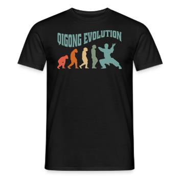 Qi-Gong Chigong Meditation Thai-Chi Evolution - Männer T-Shirt - Schwarz - Vorne - AI Model Male 178 light (178cm)